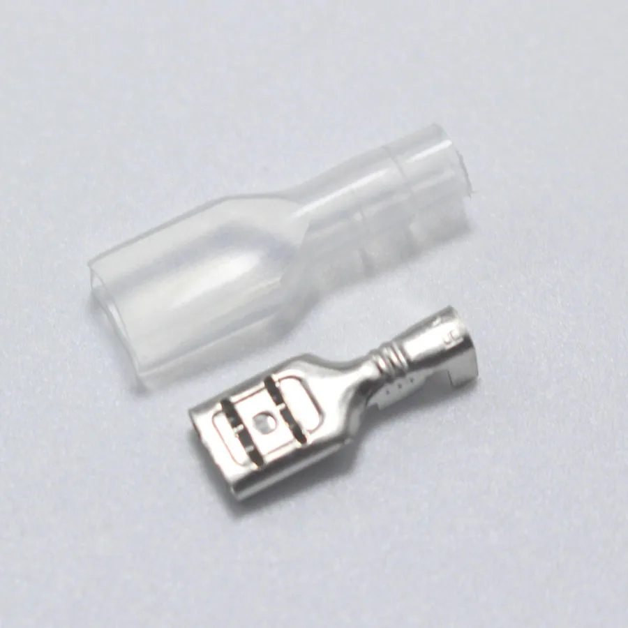 10 комплектов обжимной наконечник 4 8 мм штекер + гнездо коннектор с корпусом для