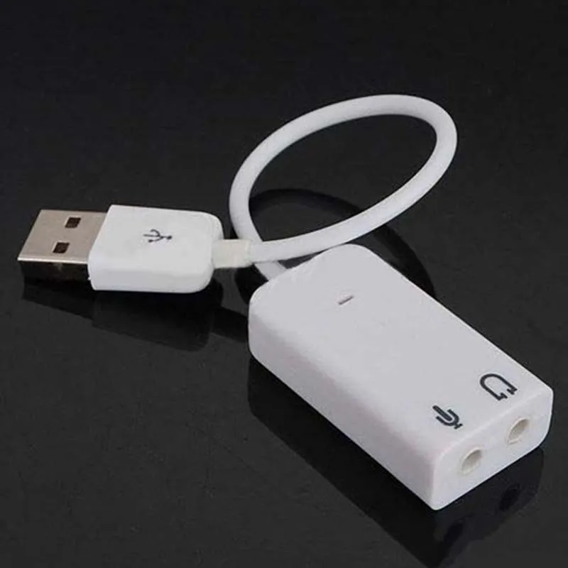 10 шт. USB 2 0 Аудио Звуковая карта адаптер кабель 3D виртуальный 7 1 канал Win7 8 Linux Mac OS |