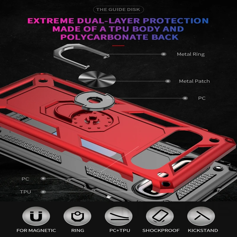 Бронированный чехол для Samsung Galaxy S10 Plus S10E S9 S8 Note 10 9 8 A9 A8 A6 A7 2018 A750 A600 противоударный