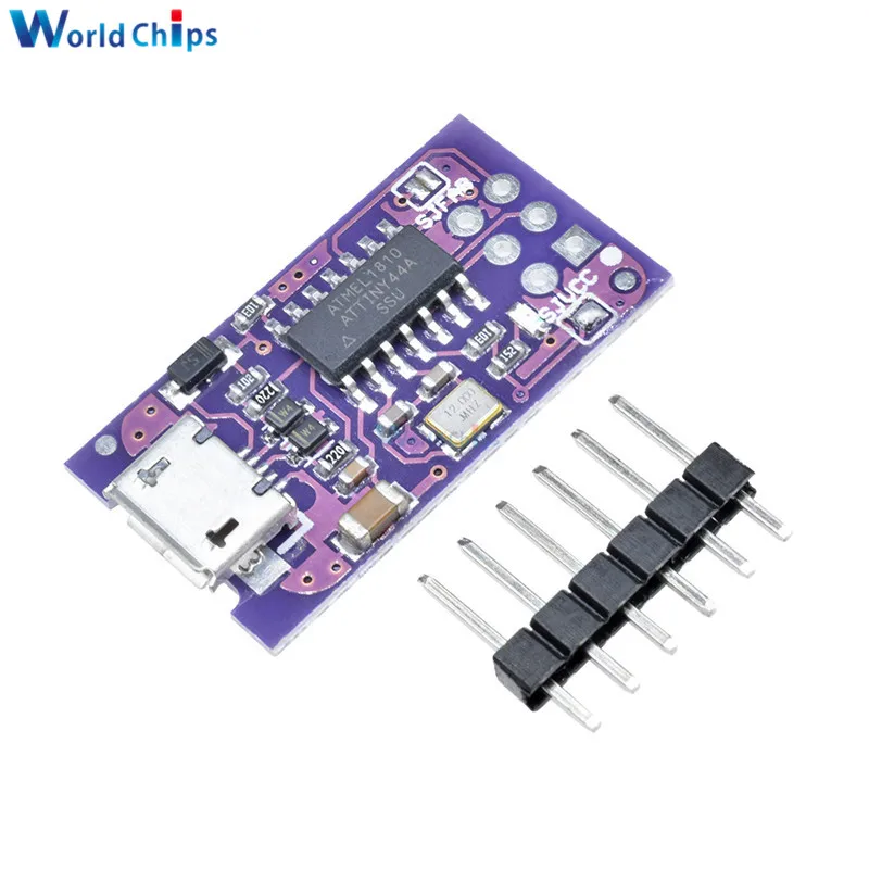 Миниатюрный программатор AVR ISP ATtiny44 ATTiny45 ATTiny85 микроконтроллер для Arduino IDE