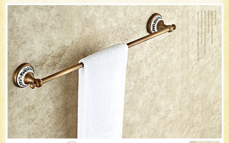 Вешалка для полотенец из твердой латуни и керамики высокое качество винтажный