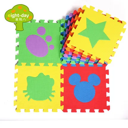 Мультфильм Аниме Кукла EVA пена детская игрушка игровой коврик пазл Блокировка