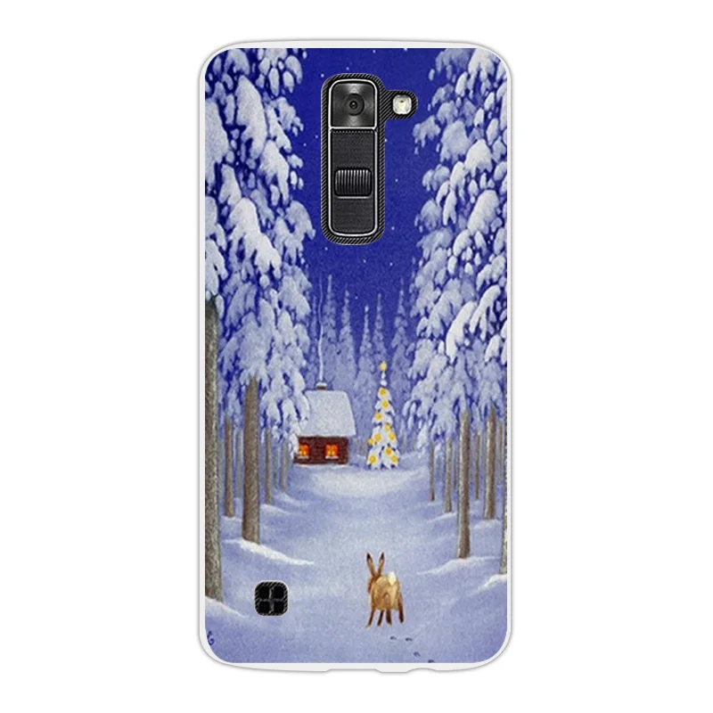 Для LG K7 K330/Tribute 5 LS675/X210 X210DS модная задняя крышка для TPU Ультратонкий силиконовый