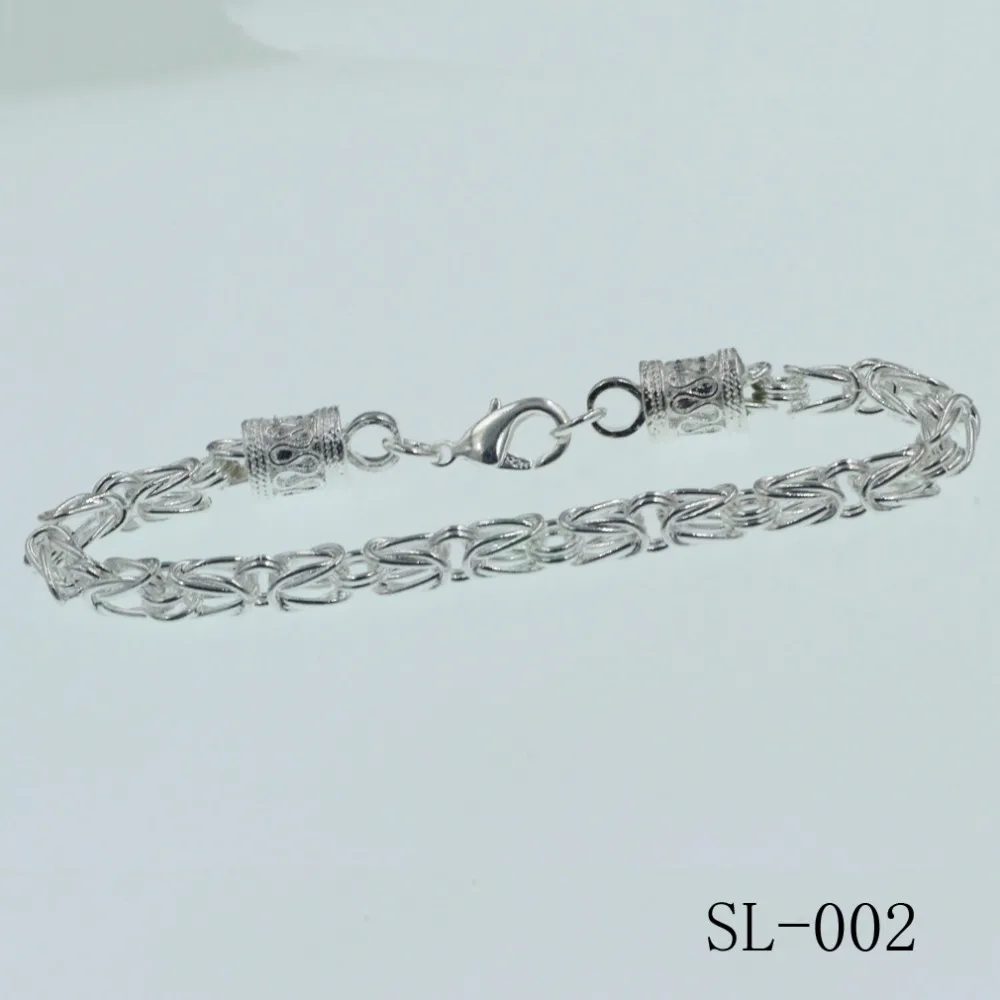 Женский браслет из серебра 925 пробы с Шармами|sterling silver bracelet|925 sterling braceletsilver bracelet |