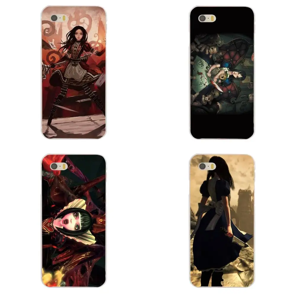 Американский Mcgee Алиса безумие возвращается ТПУ сотовый Чехол для Apple iPhone 4 4S 5 5C 5S