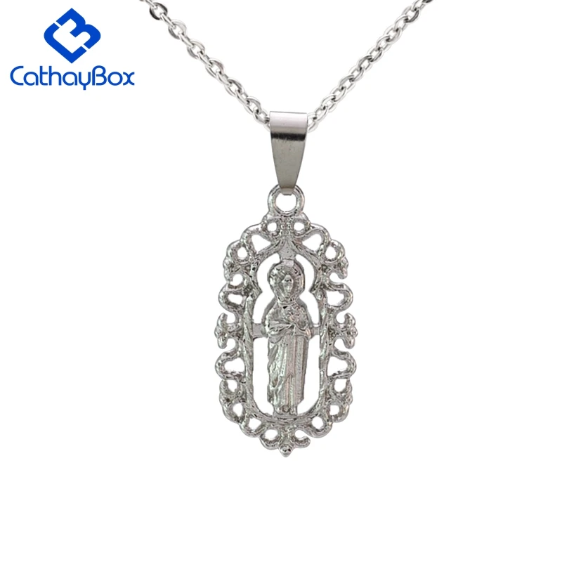 Детская Подвеска с надписью Baby Jesus Divine ожерелье из нержавеющей стали религиозное