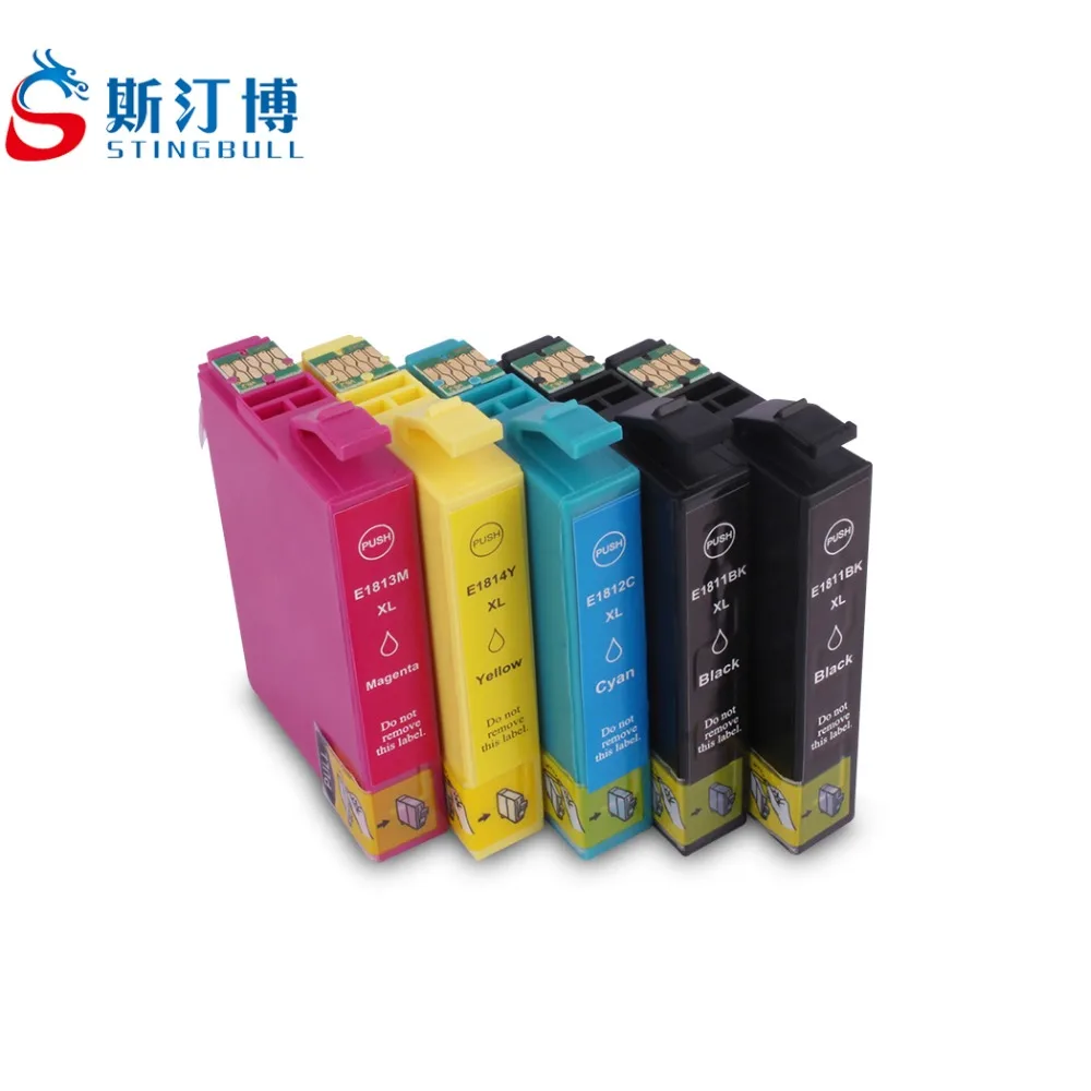 Совместимый T1811 T1814 чернильный картридж для Epson Expression Home XP 102 202 205 212 215 225 302 305