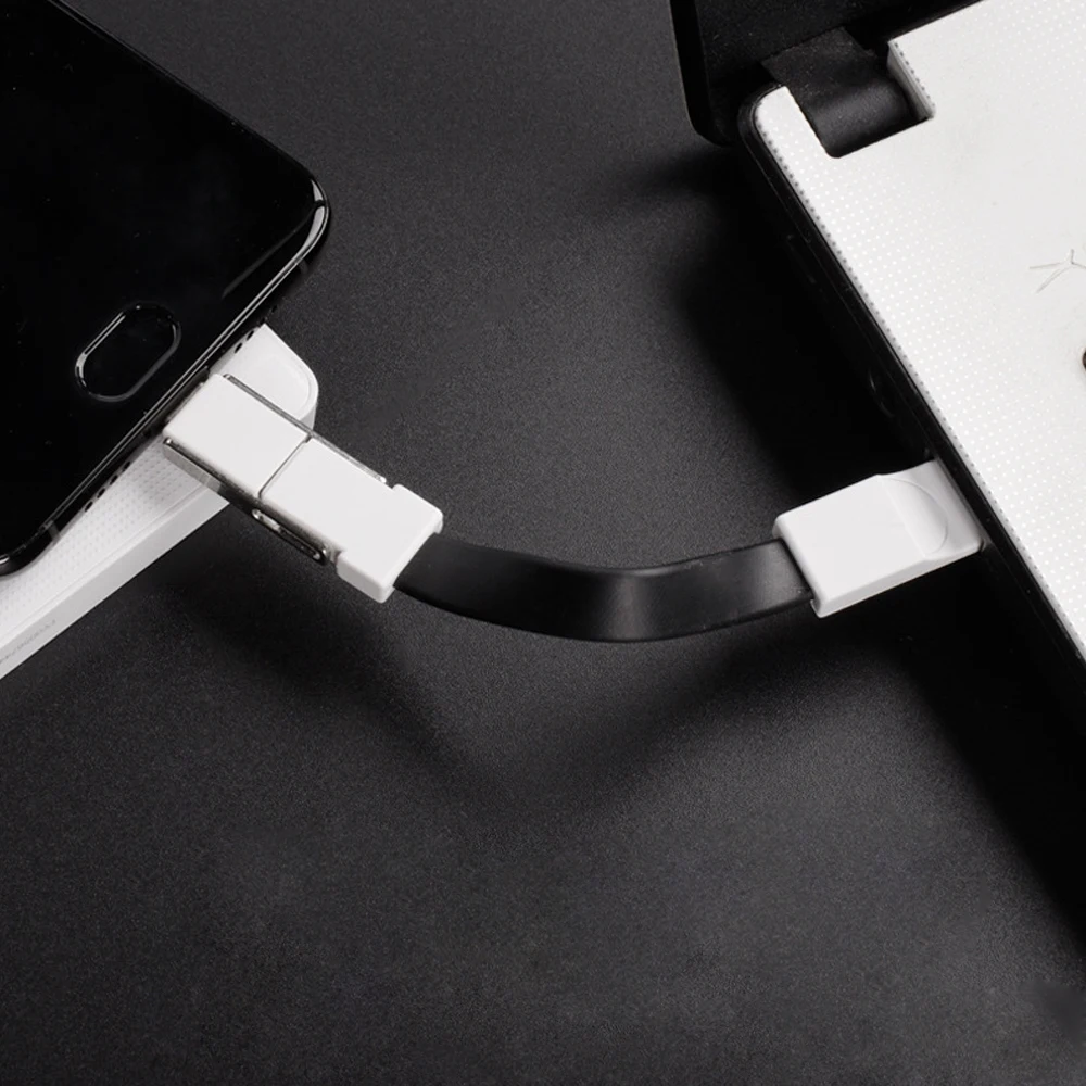 3 в 1 USB C кабель Micro usb type IOS для осветительного кабеля IPhone XIAOMI samsung HUAWEI мини брелок