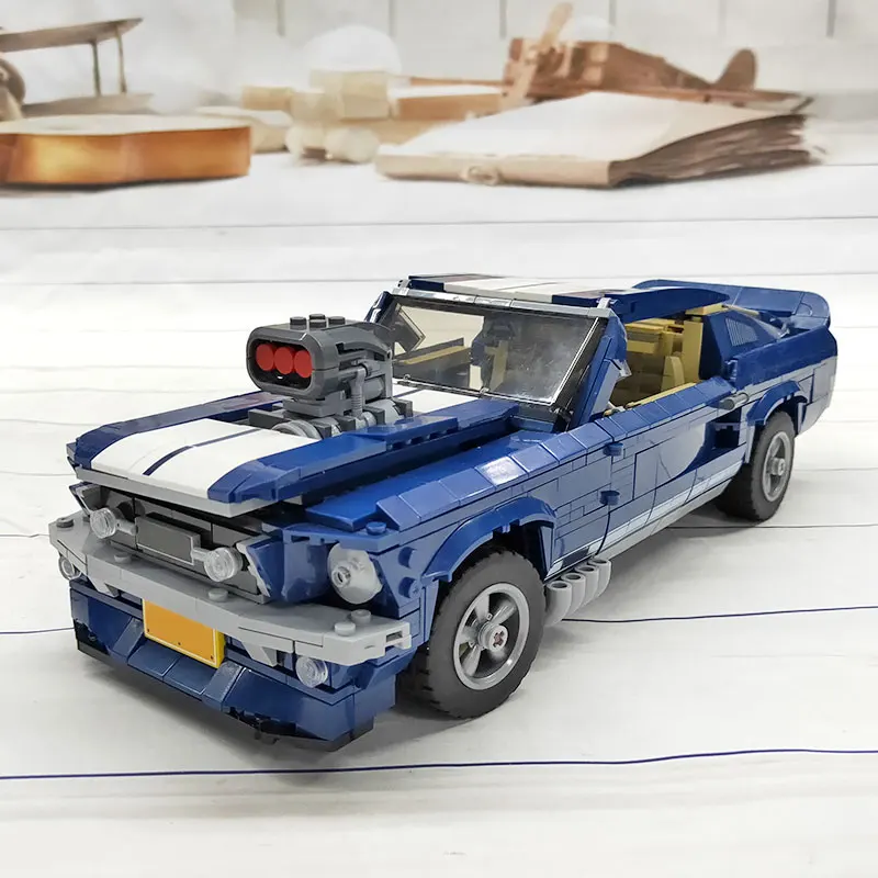 Forded Mustanged Creator Expert технологические строительные блоки игрушки Кирпичи