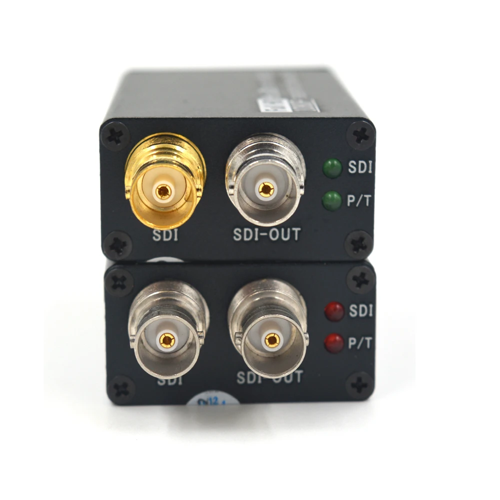 Mini HD SDI оптоволоконный медиаконвертер с SFP simplex LC одномодовым и сухим контактным