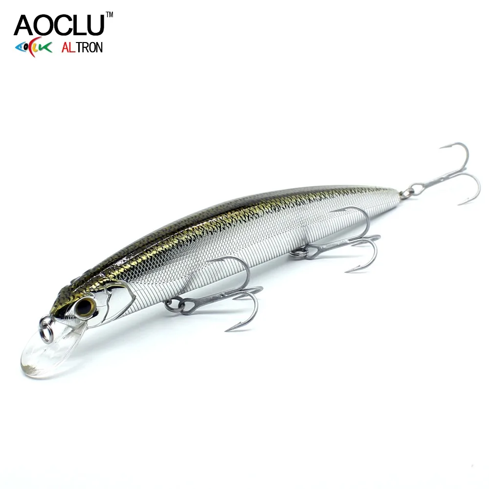 AOCLU Jerkbait воблеры 7 цветов 13 см 20 0 г жесткая приманка гольян кренк приманки для