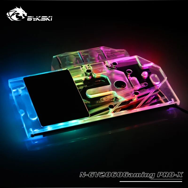 Bykski N GV2060GamingPRO X полное покрытие графическая карта блок водяного охлаждения для
