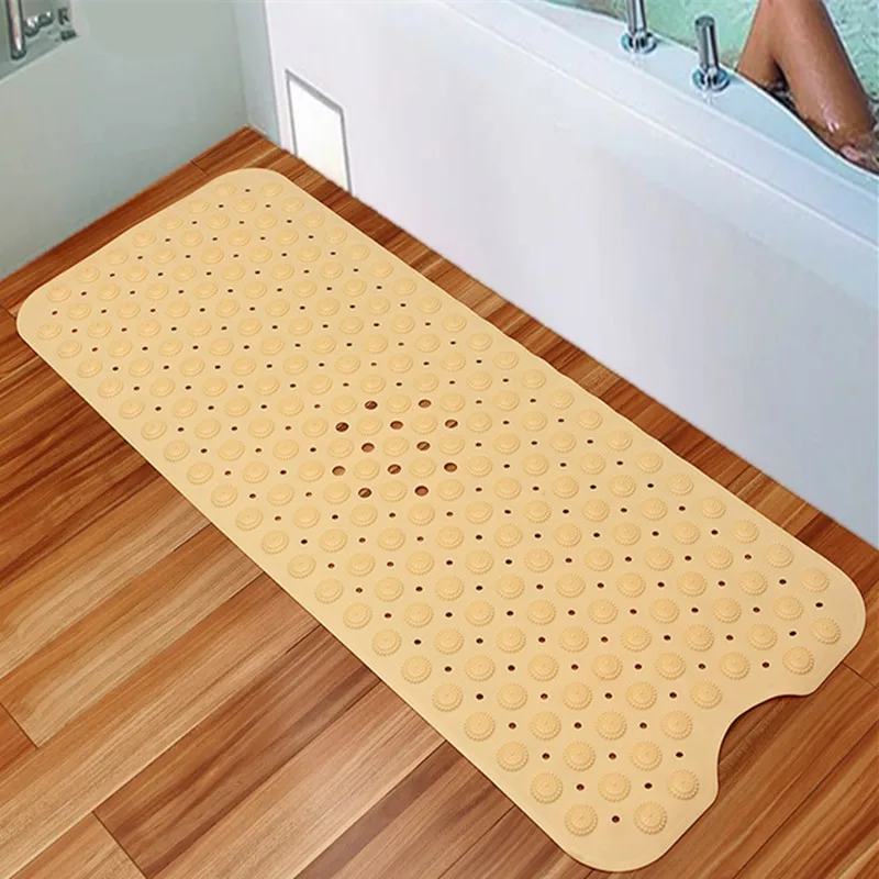 1 шт. ПВХ нескользящий розовый коврик для ванной комнаты душевой