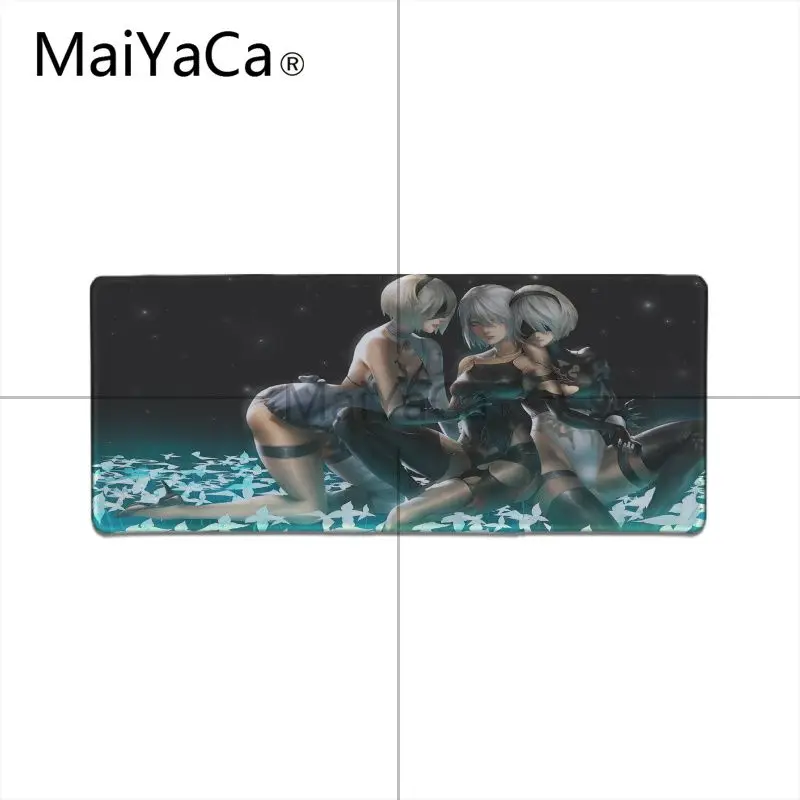 MaiYaCa мой любимый 3D игровой коврик для мыши NieR, розничная, маленький резиновый коврик для мыши с рисунком из аниме, большой игровой коврик для мыши - Цвет: Lock Edge 30X90cm