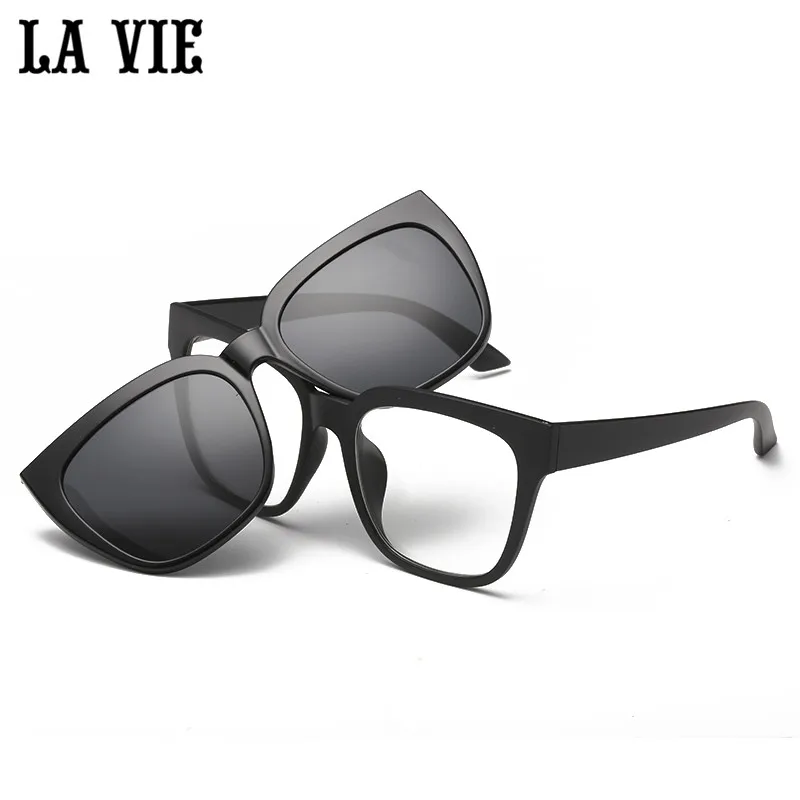 Магнитные мужские и женские очки клипсы LA VIE съемные поляризационные