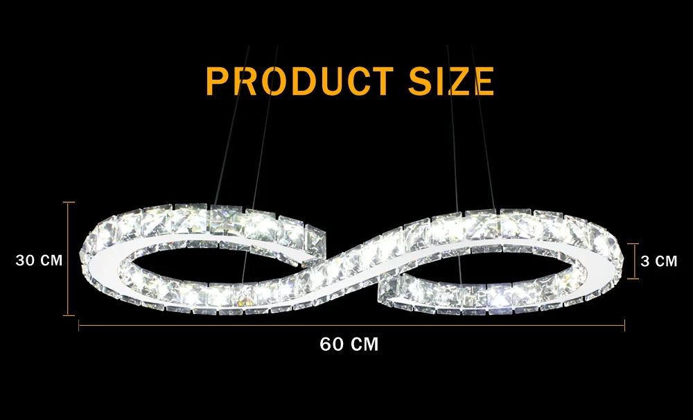 MUMENG, Современная хромированная люстра, кристаллы, бриллиантовое кольцо, 24 Вт, светодиодный светильник из нержавеющей стали, подвесной светильник, приспособления, регулируемые, Cristal