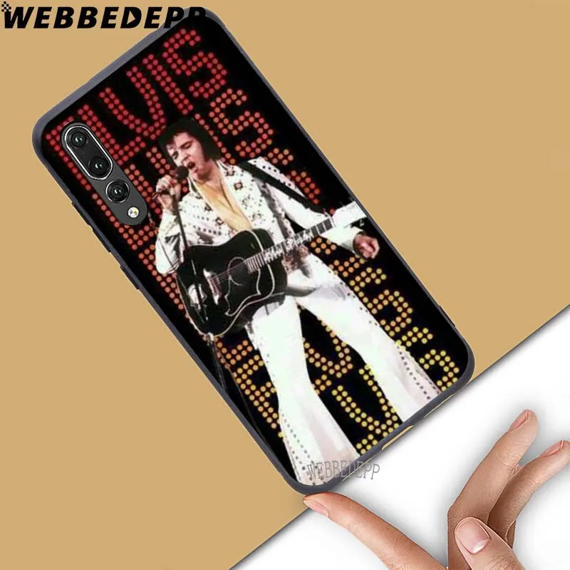 WEBBEDEPP Elvis Presley мягкий чехол для Huawei Honor 6 7A Pro 7C 8C 7X 8X 8 9 10 lite Note10 | Мобильные телефоны и