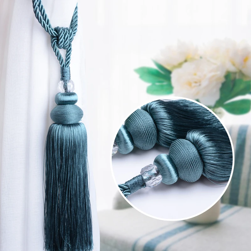 

Curtain Straps Hanging Tennis Ball Curtain Holder Decor Simple wild models Accessories Hooks for Curtains Tassels Tiebacks QT056