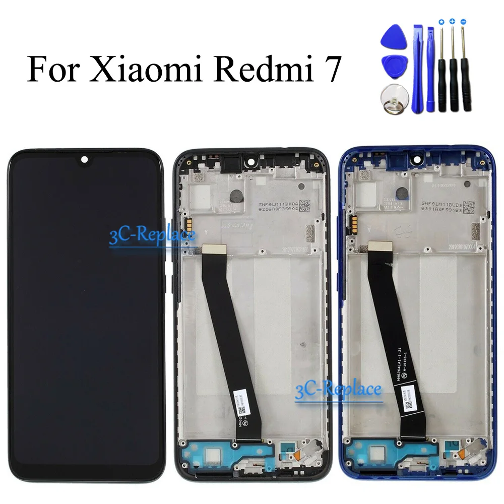 Оригинальный ЖК дисплей 6 3 дюйма для Xiaomi Redmi 7 сенсорный экран дигитайзер в сборе с