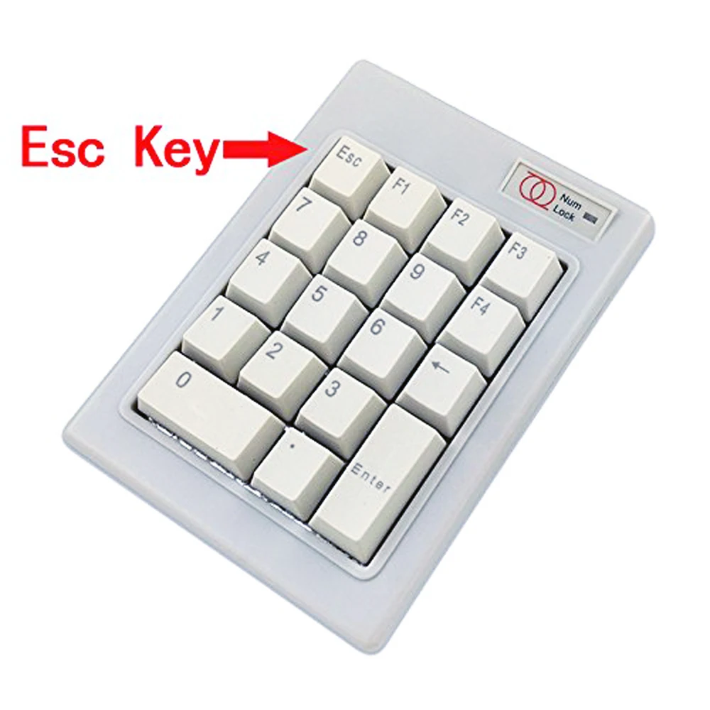 USB клавиатура с 18 клавишами Проводная Механическая F1 F2 F3 F4|keypad keyboard|number keypadkeyboard
