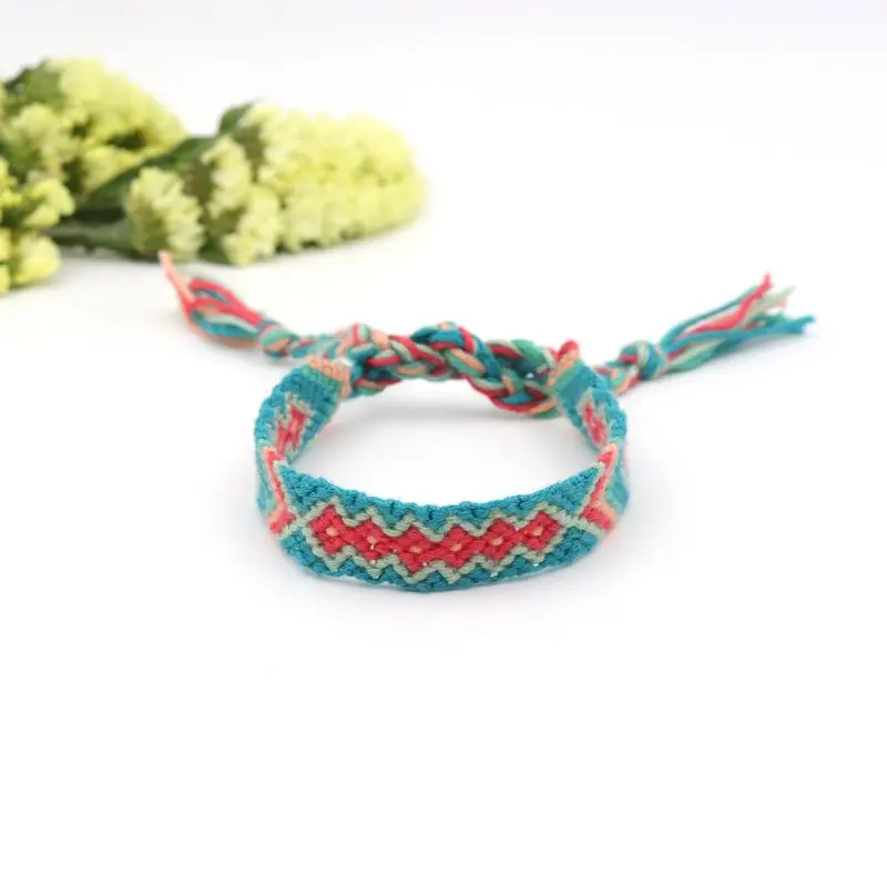 Плетеная нить из хлопка ручной работы в этническом и индийском стиле|bracelets for|wrap