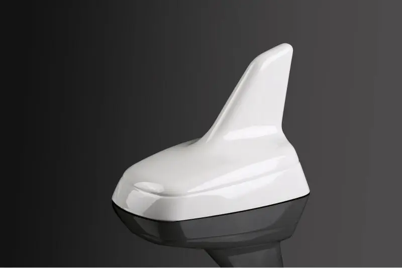 Автомобильная Акулья верхняя антенна для Audi A3 A4 A6 A1 A5 A8 Q3 Q5 Q7 TT Volkswagen VW Golf 6 Tiguan Magotan Sagitar CC Passat антенна - Название цвета: white