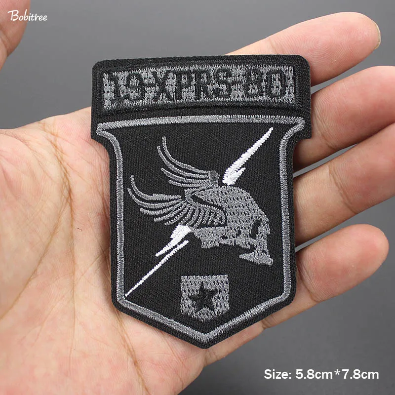 1 Pcs Тактическая Мораль американский флаг армия военные значки вышивки бренд патчи для утюга на армейские наклейки ткань - Цвет: 1 Pcs