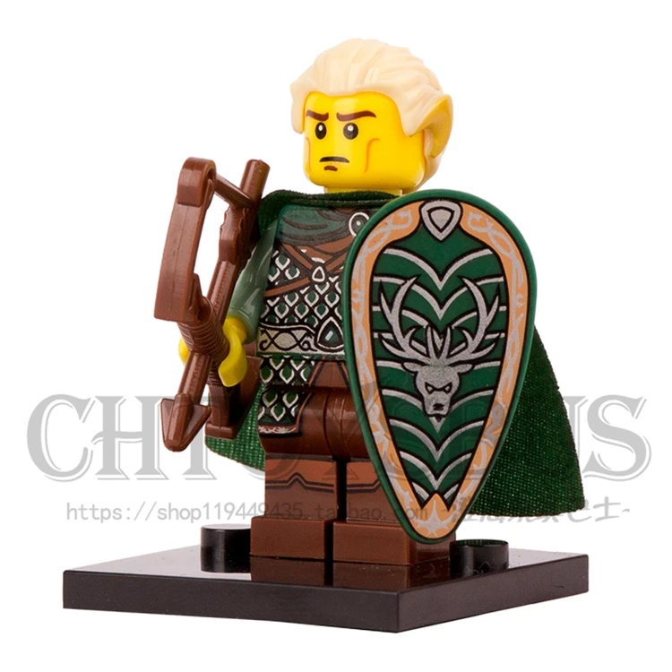 Одиночная продажа серии 3 minifig 8803 эльф лук стрела Супер Герои Звездные войны
