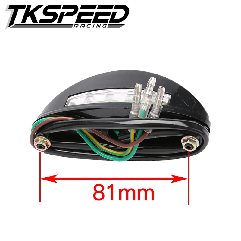 Универсальный светодиодный сигнал задний стоп-сигнал номерной знак лампа для