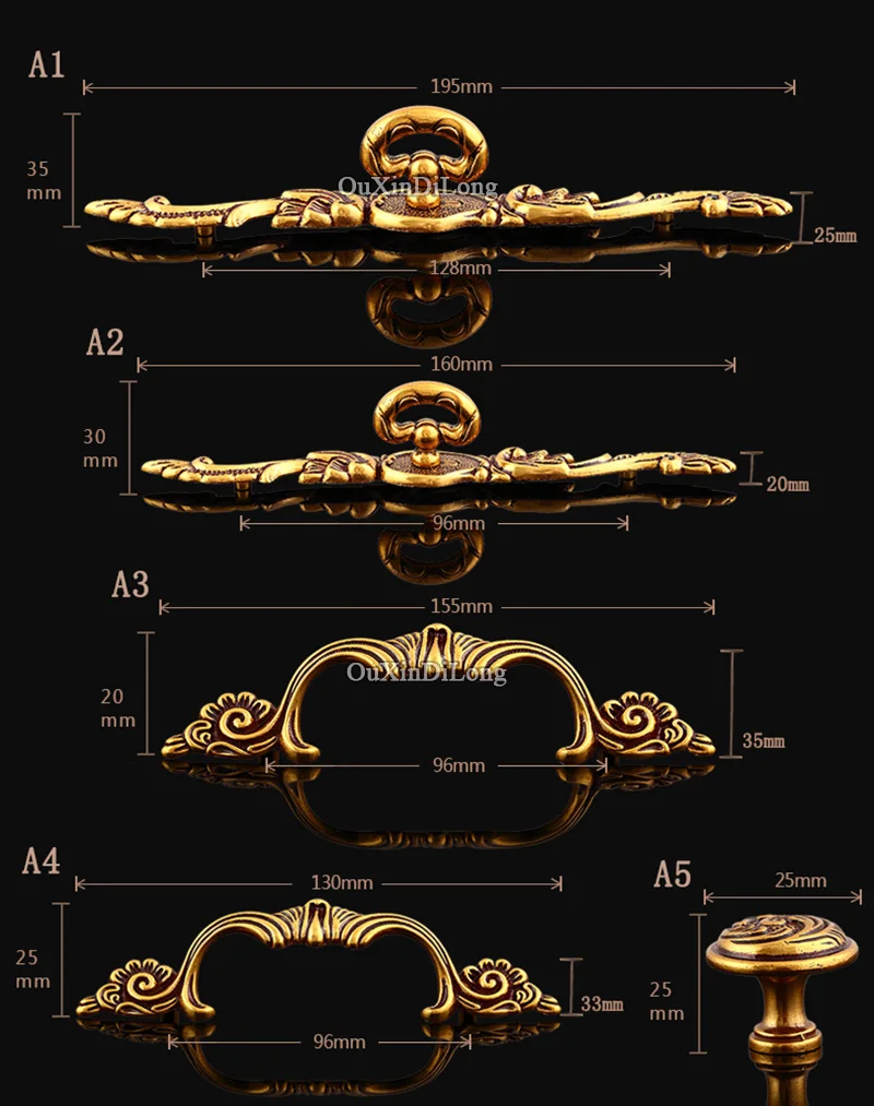 

Designed 5Pair or 10PCS European Style Kitchen Door Furniture Handle Cupboard Drawer Wardrobe Cabinet Pulls Handles and Knobs