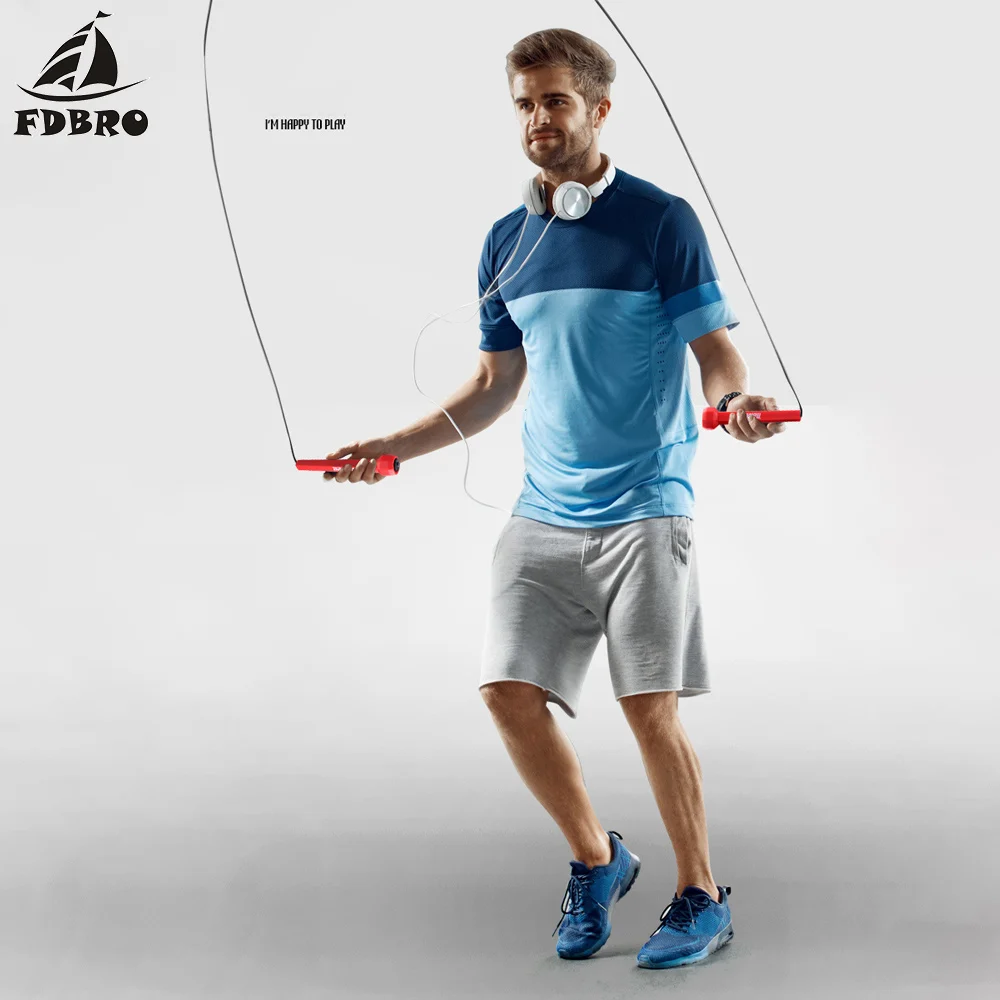 FDBRO скоростная Скакалка Профессиональная техническая для фитнеса Для Взрослых