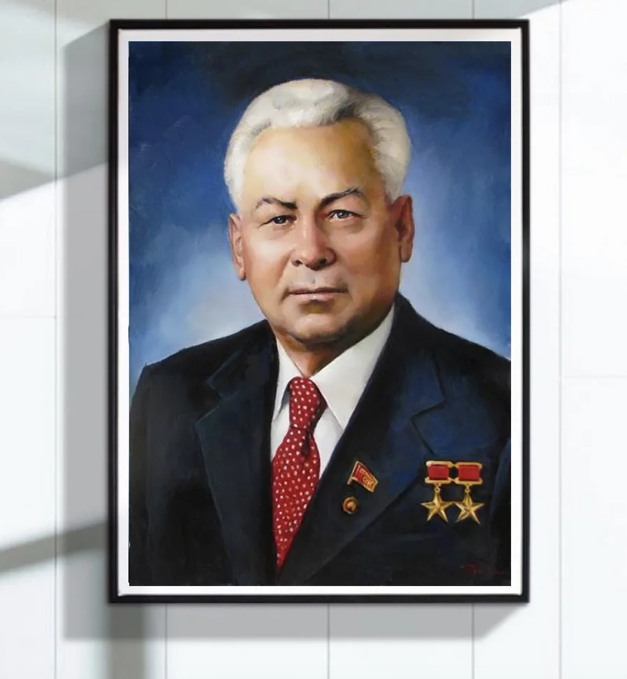 Konstinovich Chernenko CPSU портрет Советского Союза лидер живопись декоративные стены холст