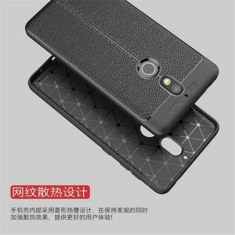 Luxury Shockproof Soft leather Case For Nokia 8 Sirocco Cases for nokia 6 5 3 back Cover phone case 7 plus X6 X5 capas | Мобильные