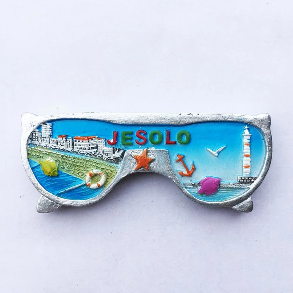 Jessoro Венеция Италия Туризм Сувенир магниты на холодильник 3D Смола магнитный