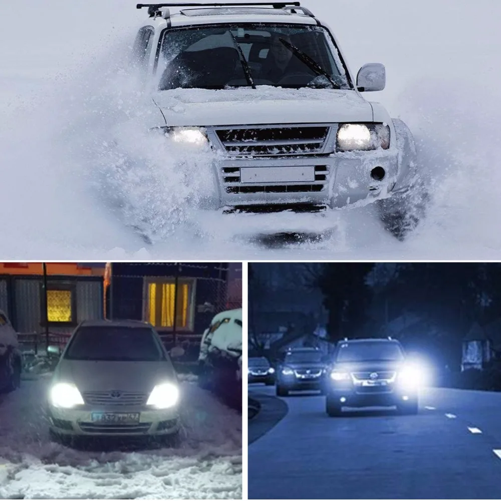 Foxcncar H11 H4 H7 умная ИС (интеграционная схема) светодиодный фары лампы 150 м Диапазон 60