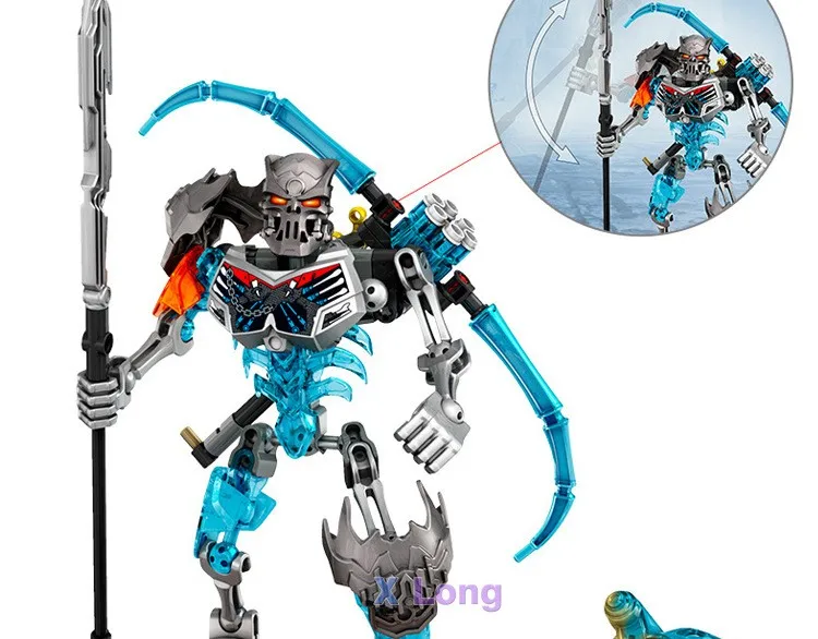 GonLeI новинка горячая Распродажа Bionicle нагрузка черепа воин XZS 710-1 строительные блоки игрушки Действие 710-1 совместимы