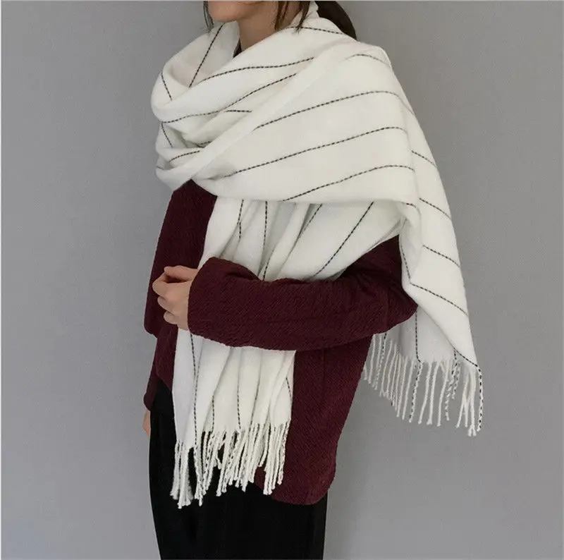 Новинка 2017 теплые зимние модные женские кашемировые шарфы из пашмины|pashmina solid|shawl