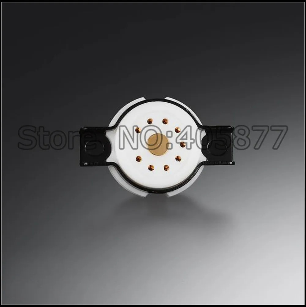 Hi End 2 шт. 9 PIN 9 P ламповая панель с золотым покрытием для 12AU7 ECC83 12AX7 12AT7 5814