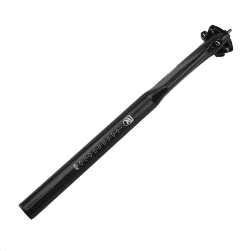RXL SL велосипедный штырь углеродный MTB 27,2/30,8/31,6 мм 3 к глянцевый 350/400 мм Черный Сверхлегкий полностью углеродное волокно велосипедный Подседельный штырь 25,4