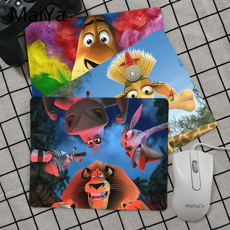 

Maiya High Quality Movie Madagascar Animal lion Comfort Mouse Mat Gaming Mousepad Top Selling Wholesale Gaming Pad mouse