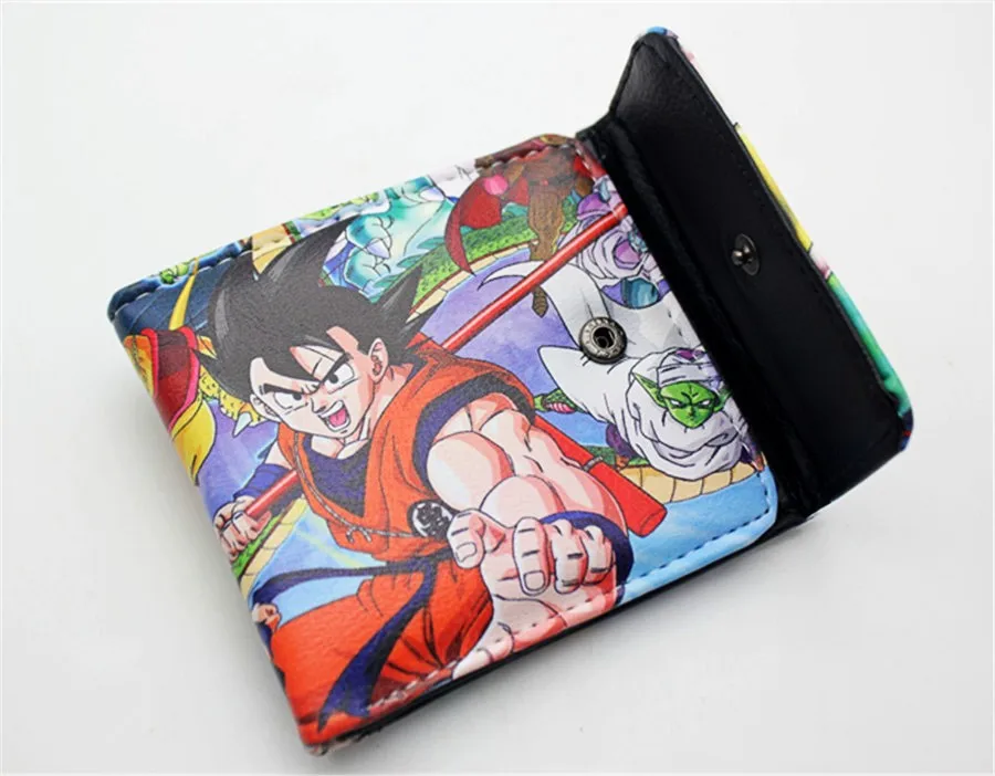 Сон Гоку кошелек Dragon Ball Z женский кожаный Pu бумажник Каме сеннин Короткие Кошельки Кошелек для студента