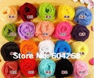 Bufanda coreana antiarrugas que combina con todo, elegante chal de seda de color caramelo transparente, muchos colores, Env&iacute;o Gratis-0
