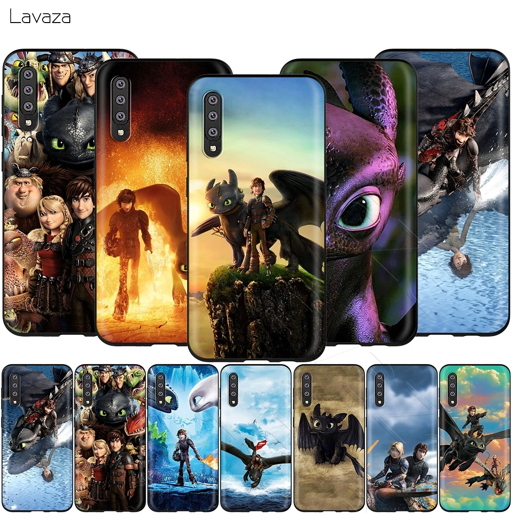 Lavaza Toothless Train Dragon Httyd Case for Samsung Galaxy Note 10 Plus A10 A30 A40 A50 A70 M20 A20 A20S A10S A30S A50S |