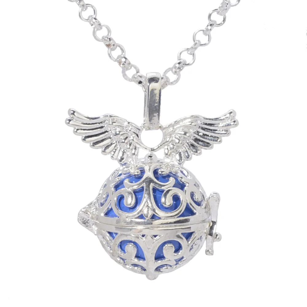 1 шт. цветной медальон бола Крыло ангела гармония беременность мяч клетка кулон