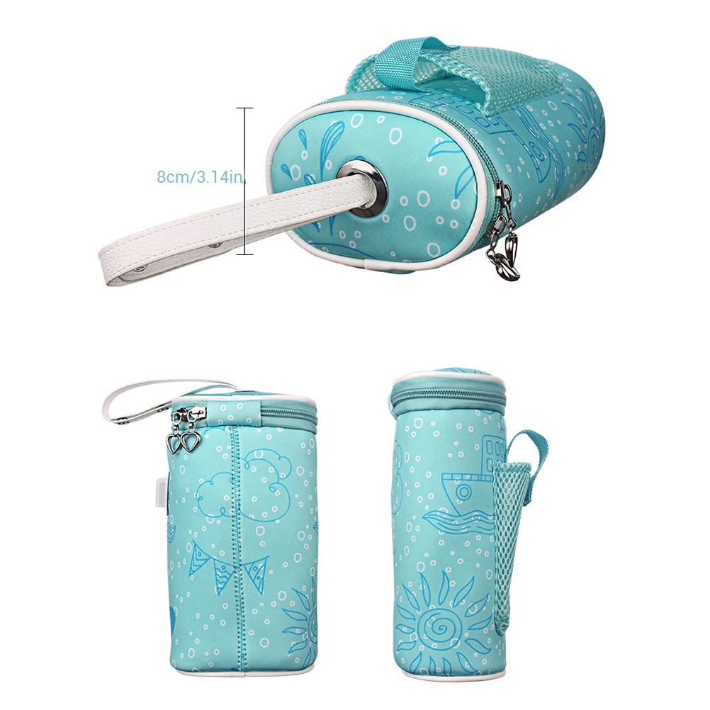 Сумка для подогрева детских бутылочек Портативная USB-зарядка Детская Бутылочка