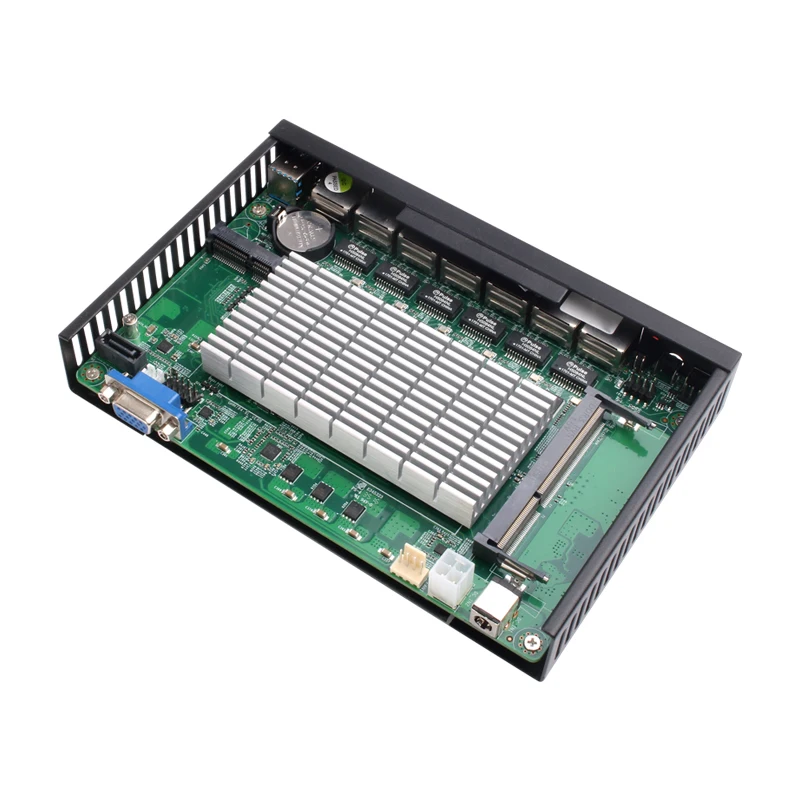 Intel Celeron 1007U мини-ПК 6*1000 Мбит/с Intel Gigabit Ethernet порты pfSense брандмауэр устройство мягкий маршрутизатор ПК RJ45 VGA 2* USB3.0