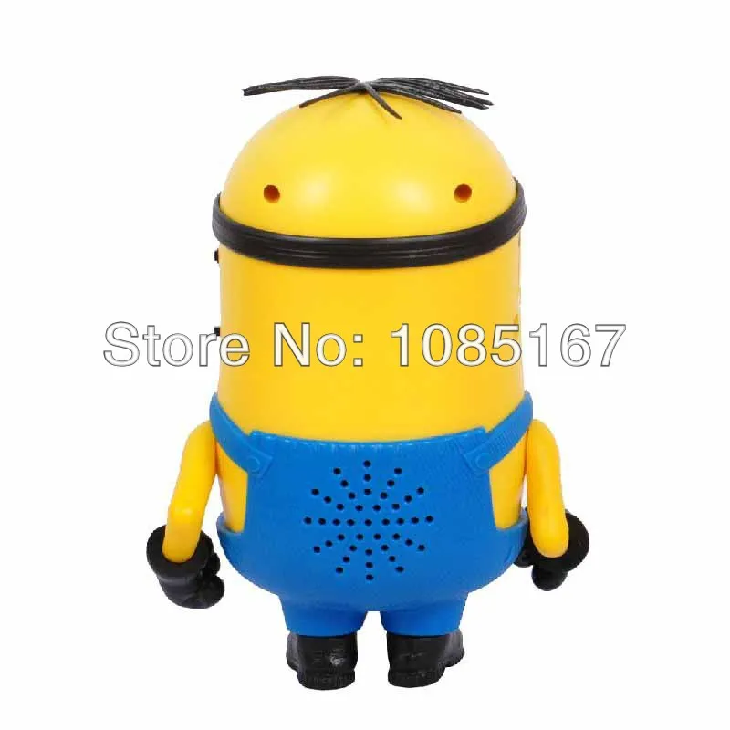 Free Shipping Portable DESPICABLE ME 2 Mini Speaker Amplifier Micro SD TF Card USB Disk Computer Minions with FM Radio | Электроника