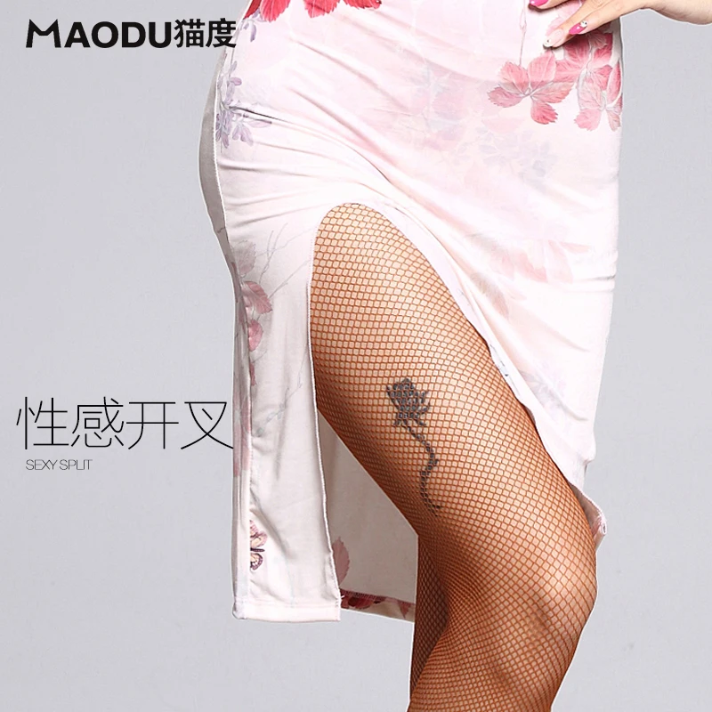 Лимитированный Топ 2017 года модное платье для латиноамериканских танцев женское