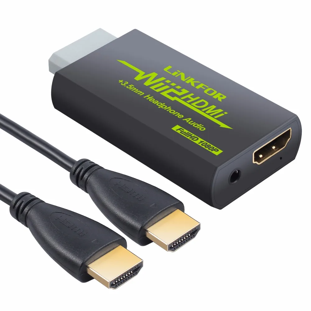 Proster для wii к HDMI конвертер весы для wii сигнал до 720 p и 1080 p wii 2 HDMI адаптер 3,5 мм аудио с 1 м HDMI кабель