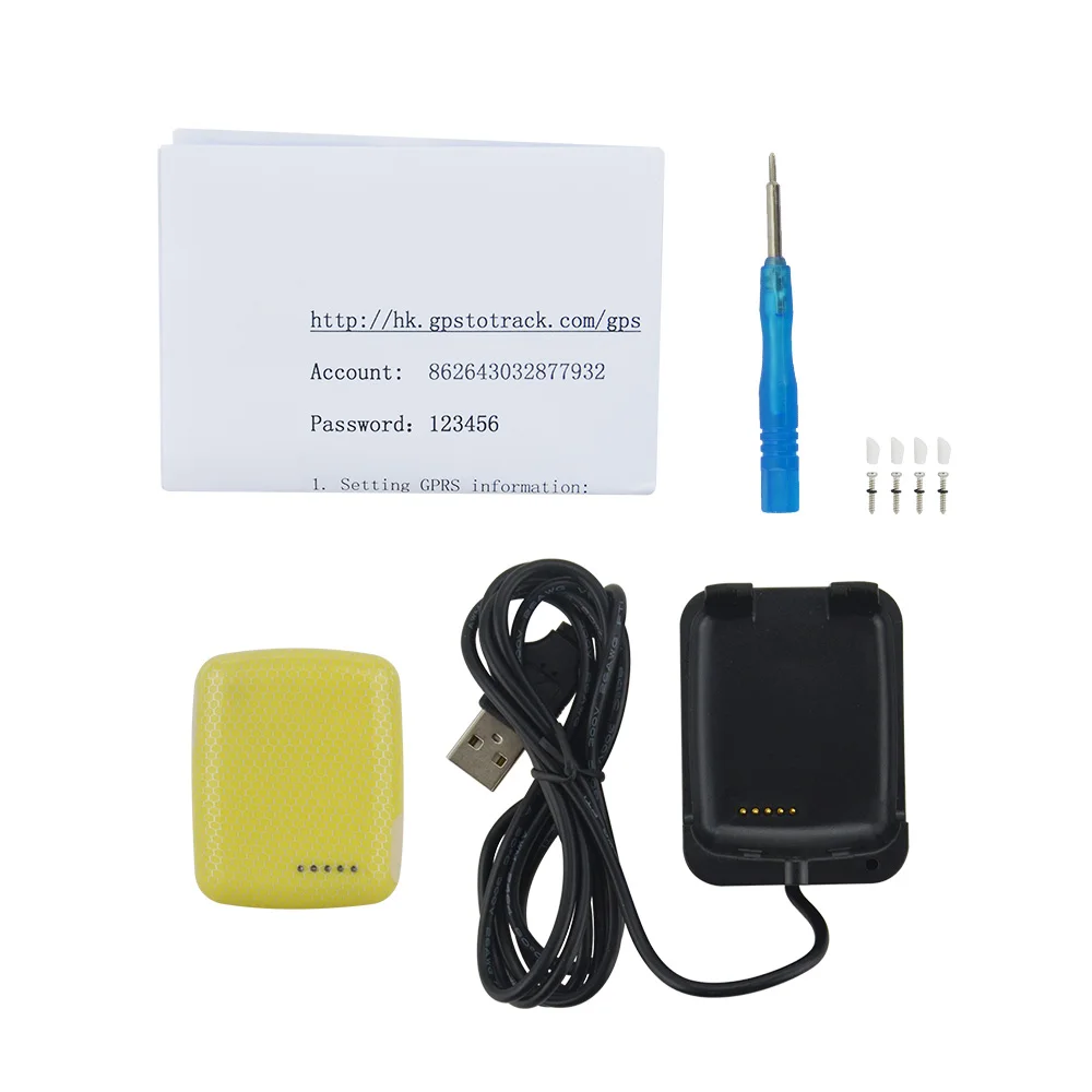 Портативный GPS трекер для автомобиля или личной идентификации с SOS/ограничением